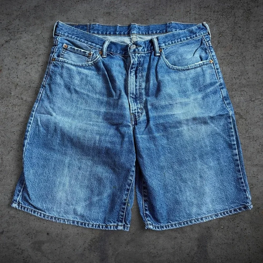 Levi's 550 Denim Shorts Size 38 Skate Streetwear Baggy Summer Casual Retro